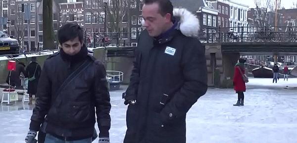  Amsterdam tourist rims real hooker on camera